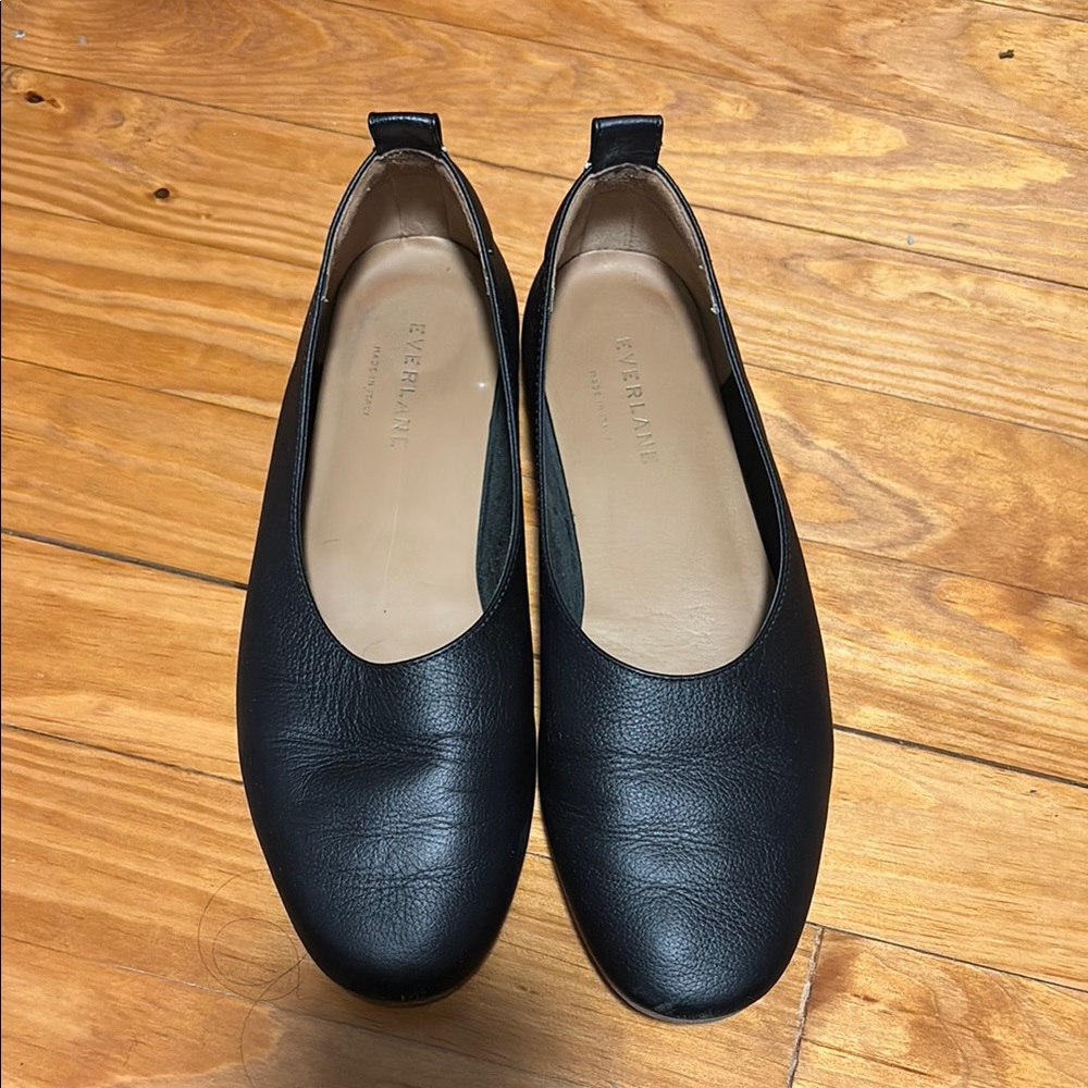 Everlane Women's Black Leather Flats